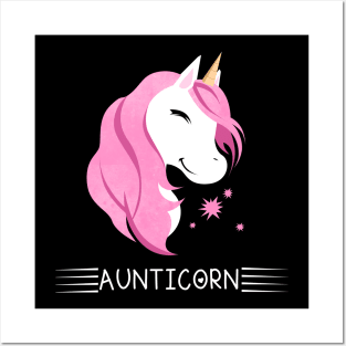 Aunticorn Aunt Unicorn Posters and Art